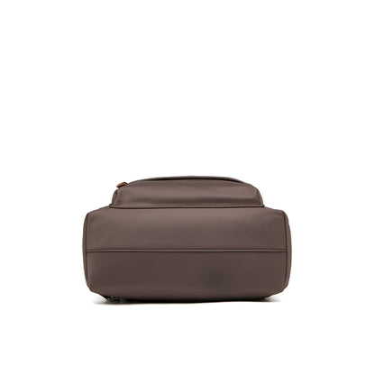 ZOOLER Oxford & Leather Patchwork Backpack