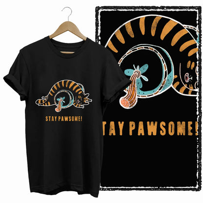 COOLMIND Cat Lover Graphic Cotton T-Shirt | Women's Relaxed Fit