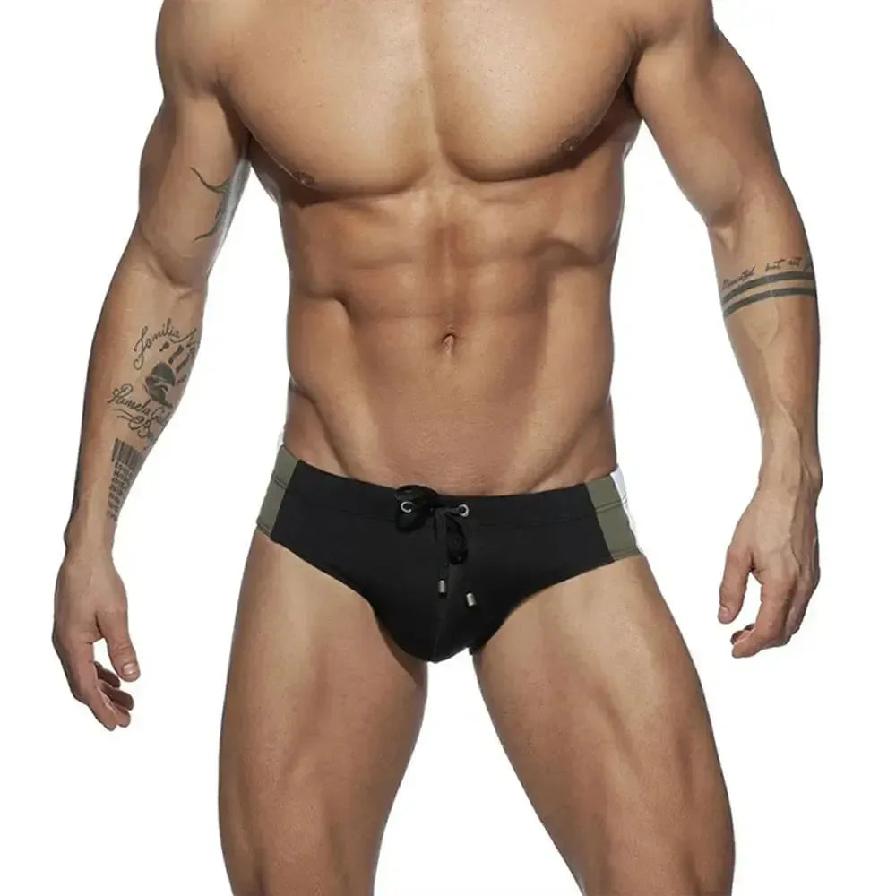 UXH Men's Low Waist Swim Briefs - ShopHub
