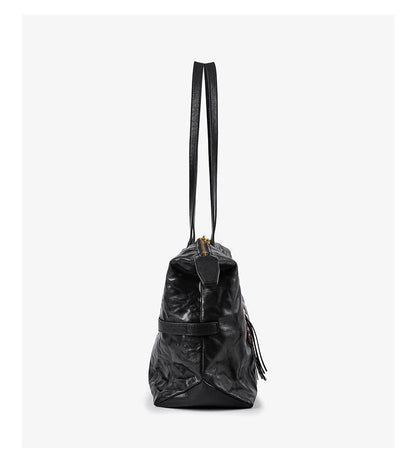 FOXER Luxury Genuine Leather Tote Bag