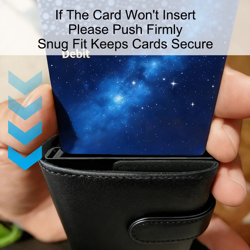 Rfid Genuine Leather Men Wallets Fashion Card Holder Trifold Wallet Money Bags Smart Slim Thin Coin Pocket Wallet Purse