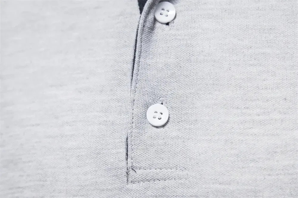 AIOPESON Men's Deer Embroidery Polo Shirts - ShopHub