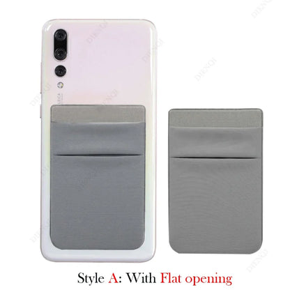 Mobile Phone Card Holders Phone Wallet Stick on Card Holder for Phone Case Adhesive Sticker Cell Phone Wallet Credit Cardholder