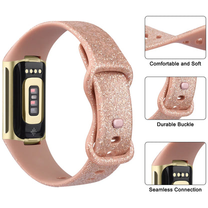 Silicone Sport Strap for the Fitbit Charge 5 Series (25 colours available) Habicare