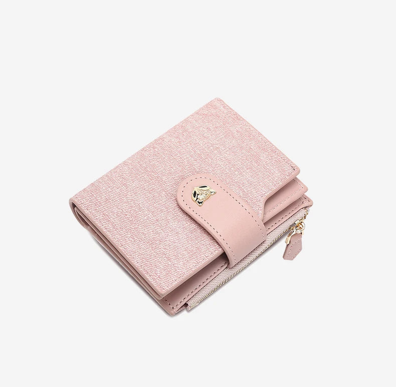 FOXER Women's Soft PU Leather Coin Wallet