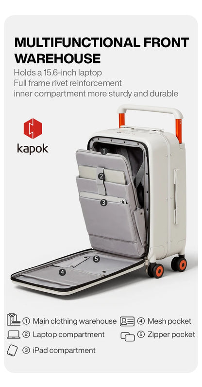 Mixi Premium 20-inch Carry-on Suitcase