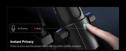 Elevate Your Sound Quality with the USB XLR Dynamic Podcast Microphone