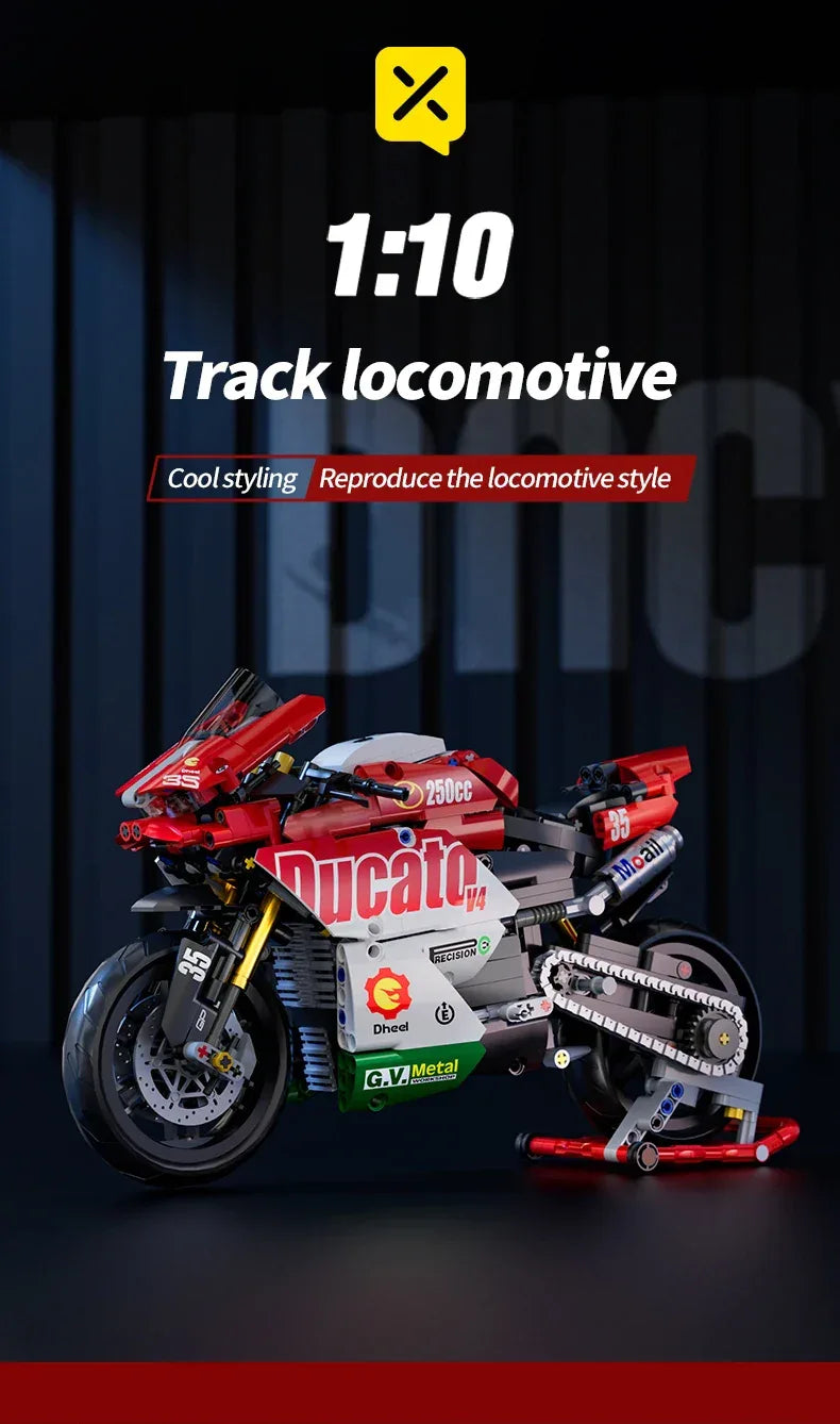 TOYLINX DIY Model Motorcycle Building Blocks Set! - ShopHub