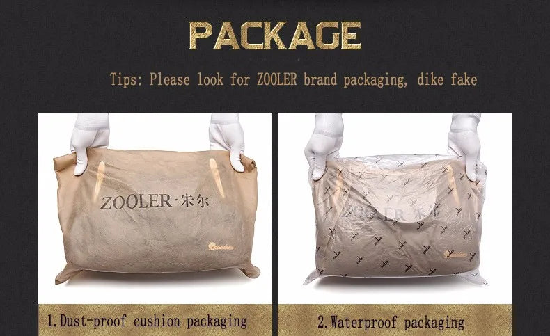 2026 New ZOOLER Handmade Cow Leather Backpack Luxury Large Capacity Backpack Chinese Style Backpack#JH936