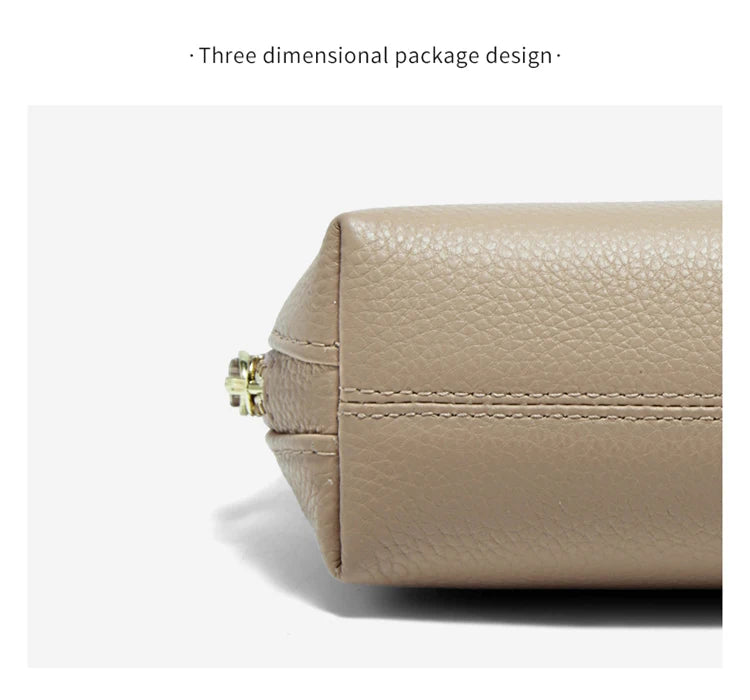 FOXER Genuine Leather Women's Mini Wristlet