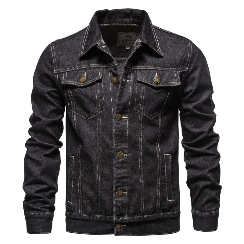 AIOPESON Cotton Denim Jackets - ShopHub
