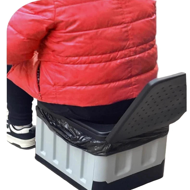 Portable 4-in-1 Outdoor Camping Toilet – Foldable & Odor-Proof Habicare