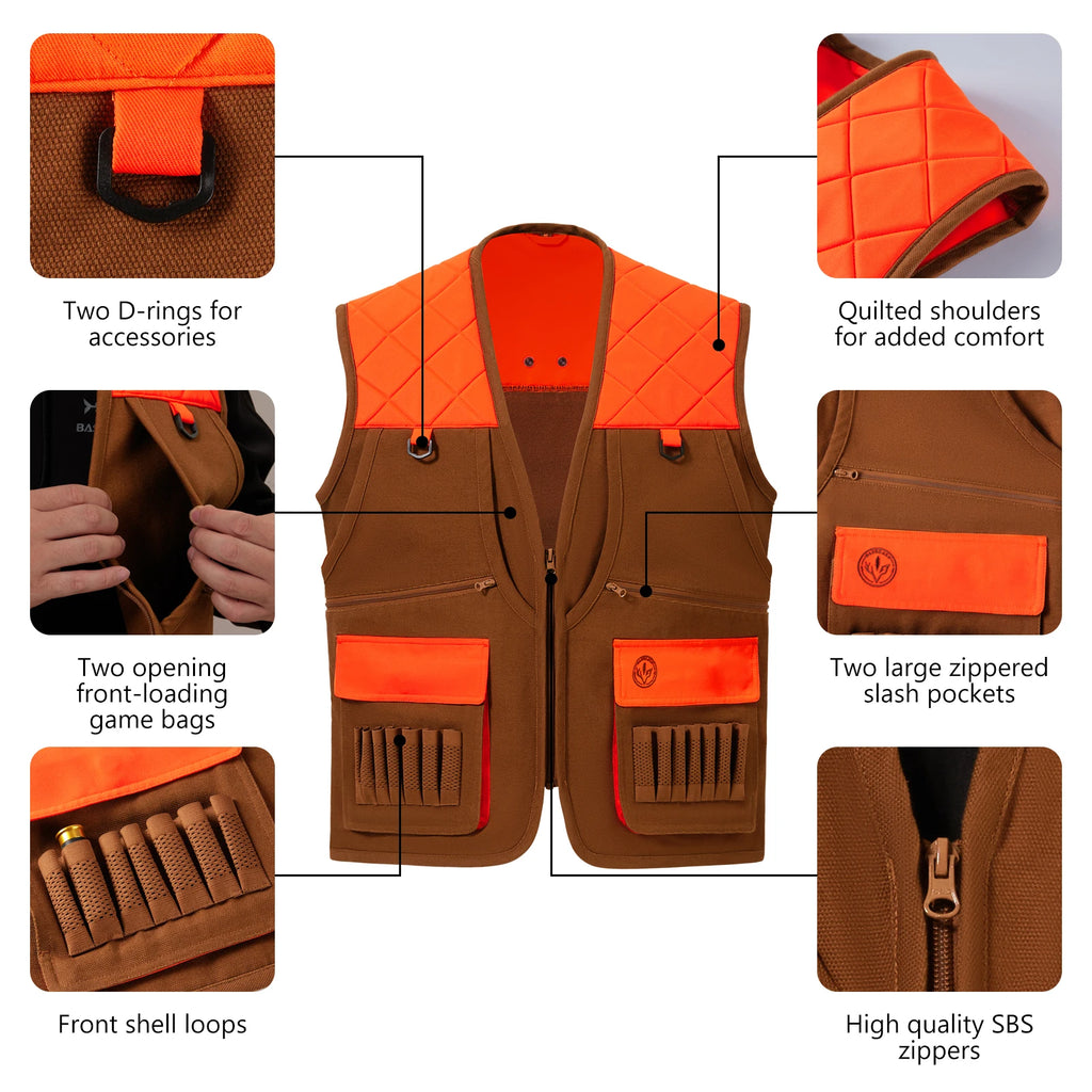 BASSDASH Unisex Hunting & Fishing Vest ShopHub