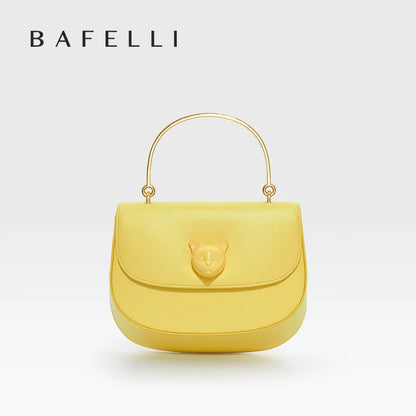 BAFELLI 2026 NEW WOMEN'S HANDBAG CAT EVENING PURSE LUXURY BRAND DESIGNER STYLE FASHION CASUAL CROSSBODAY LEATHER STYLISH