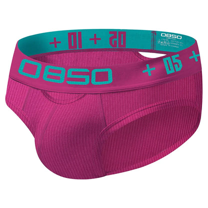 CMENIN BS3513 Patchwork Cotton Briefs | Six Colours