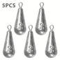 Teardrop Fishing Sinkers – Lead Weights for Bass (10 Sizes) Habicare