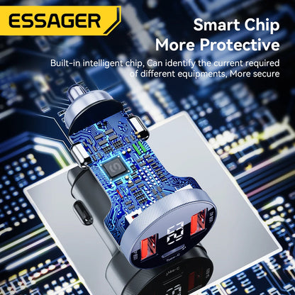 Essager 80W Car Charger USB Type C PD Fast Charging