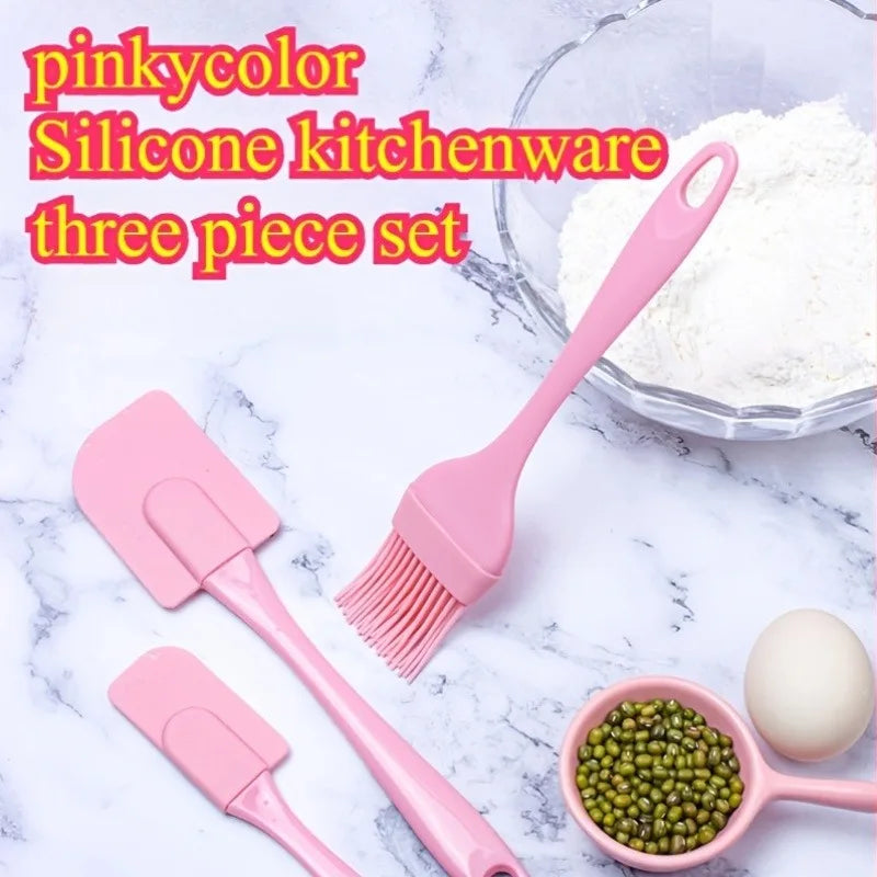 3Pcs Silicone Baking Brushes Set