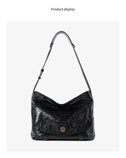 FOXER Genuine Leather Hobo Tote Bag
