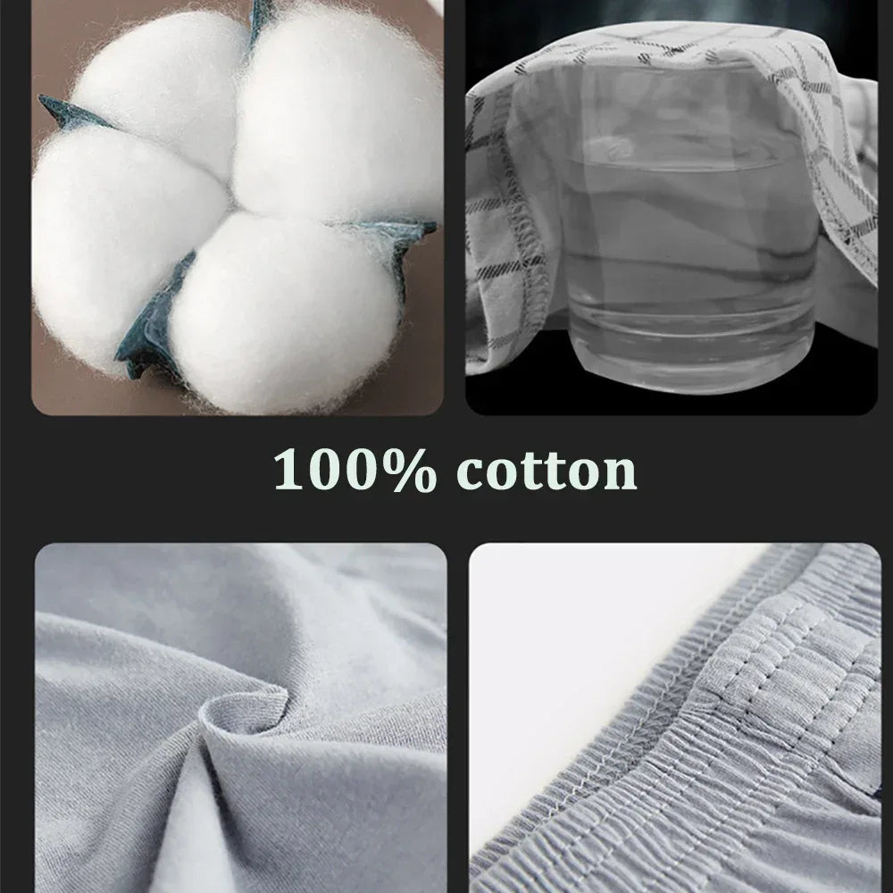 100% Cotton Men Pajama Shorts - ShopHub