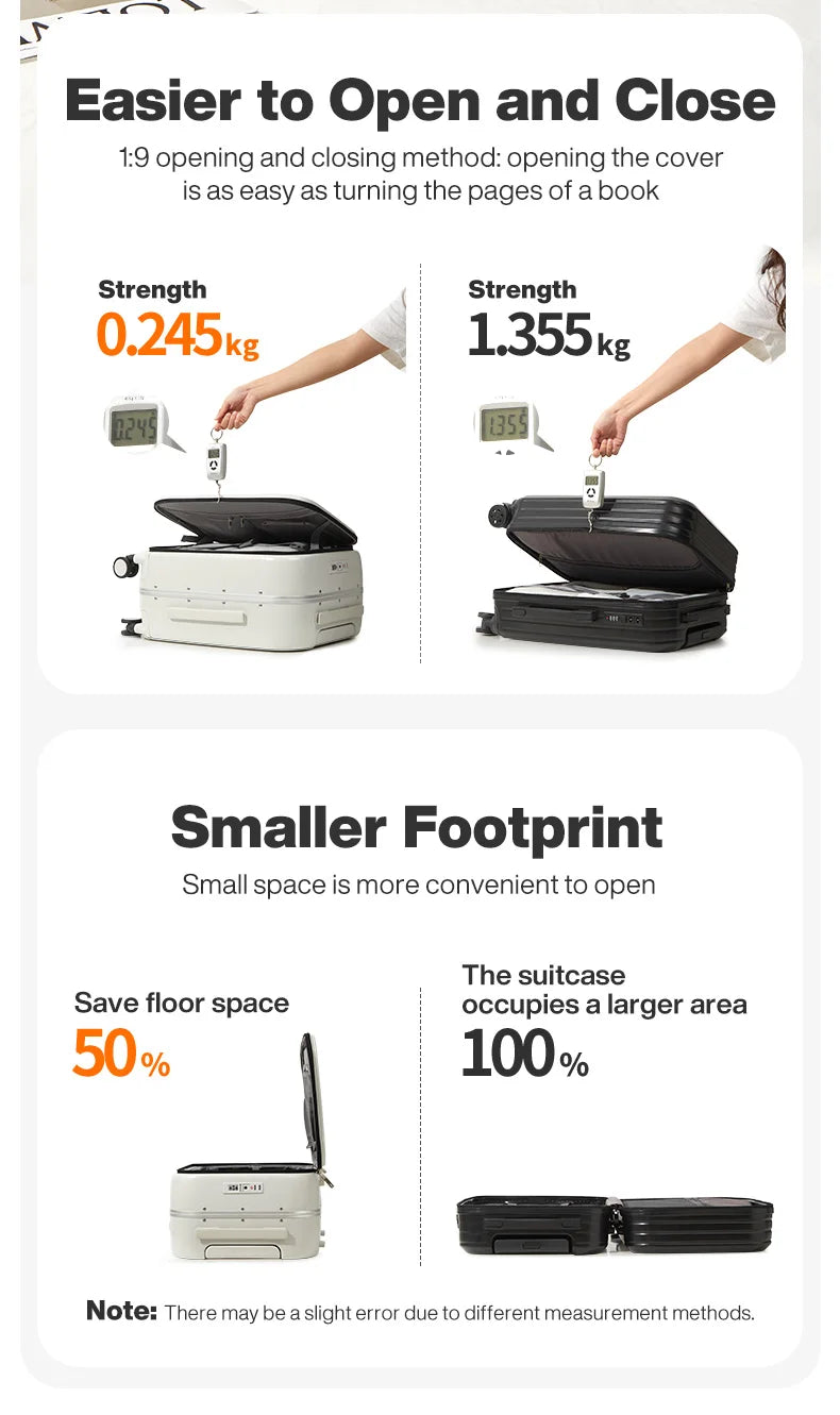 Mixi Premium Polycarbonate Rolling Suitcase