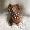 Kids Tales Little Wanderer Cotton-Blend Hooded Baby Romper