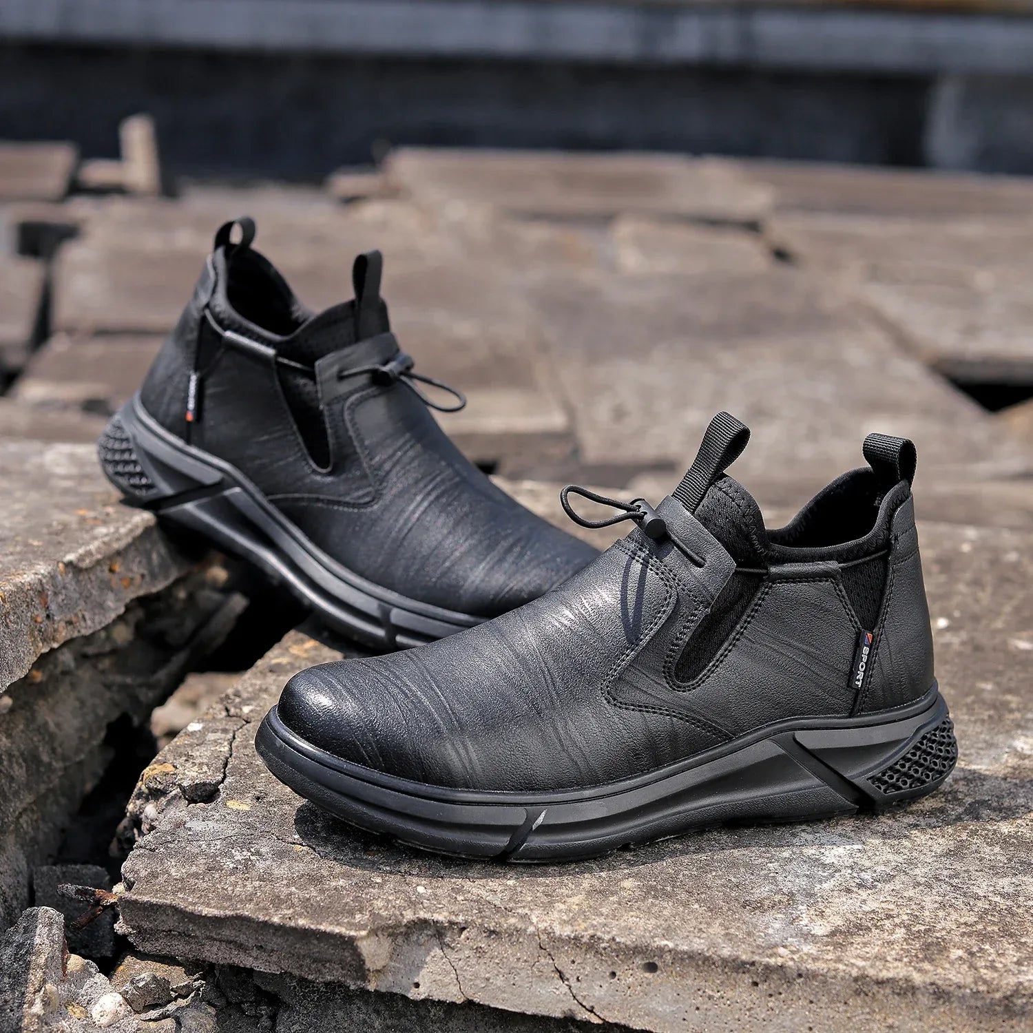 Unisex Work Safety Shoes With Steel Toes, Water Resistance - ShopHub
