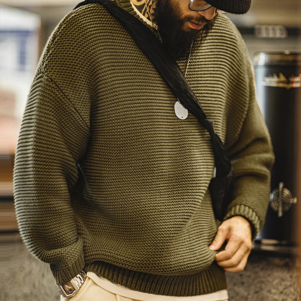 MADEN Heavyweight Crew-Neck Sweater