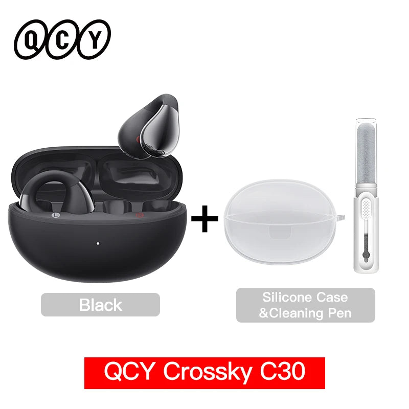 QCY Crossky C30 Wireless Earphones - Bluetooth 5.4 TWS Sports Earbuds with Dual-Connection and Waterproof Design - ShopHub
