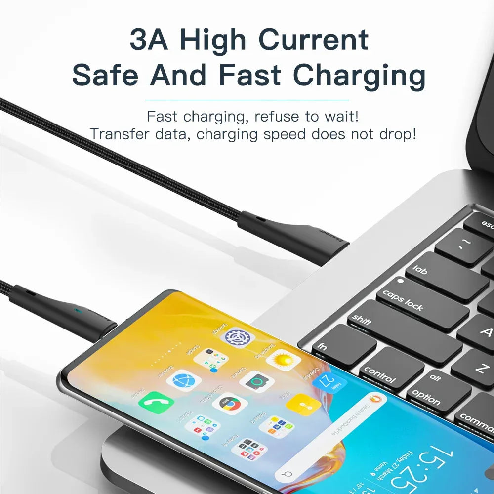 Essager USB Type C Cable for Samsung, Xiaomi, Huawei - ShopHub