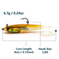 Soft Fishing Lures with Lead Head Jigs – Bass & Trout (Several quantities and colours available) Habicare