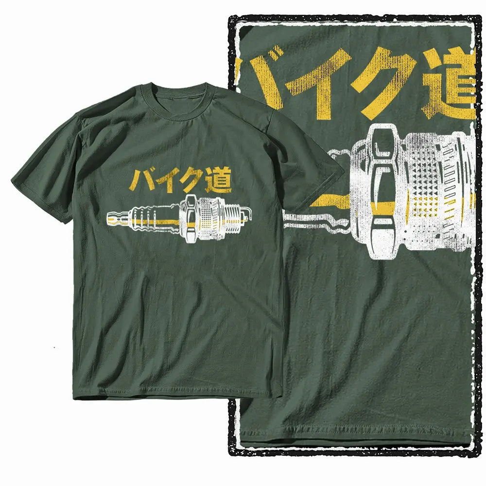 G11 Army Green Streetwear 100% Cotton Car Theme Printed Men's T-shirt | Big Size Cool Vintage O-neck Men's Tee Tshirt