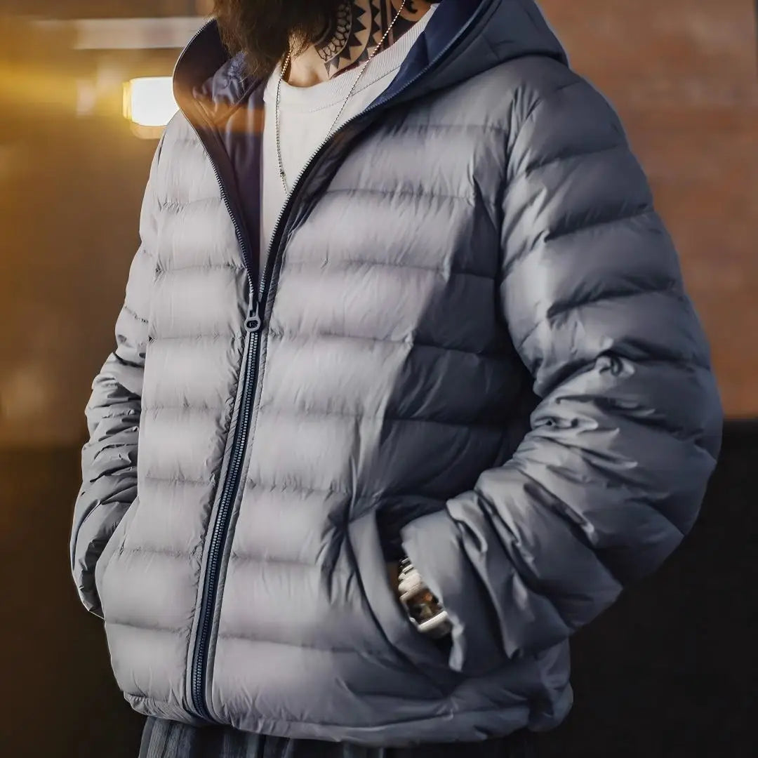Maden Winter Men's Hooded Down Jacket