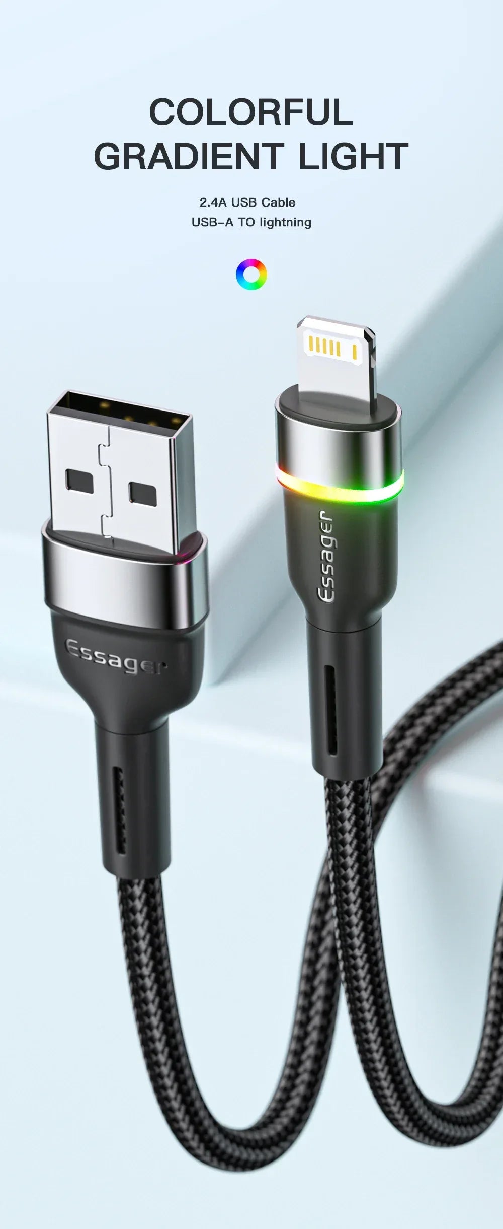 Essager LED USB Cable - ShopHub