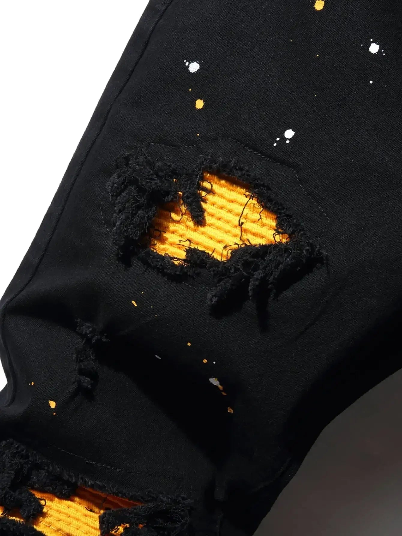 Men's Vintage Wash Ripped Skinny Jeans - ShopHub