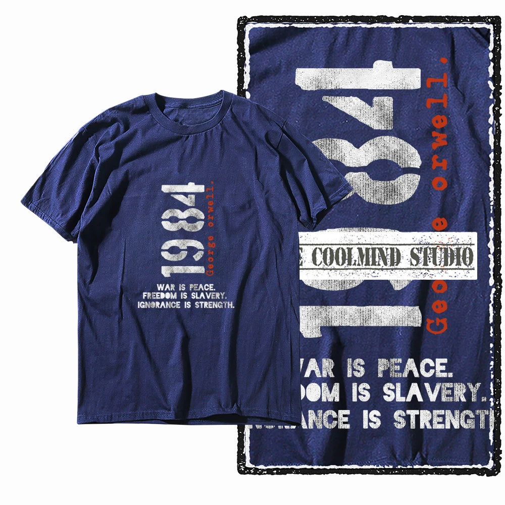 COOLMIND X0014 1984 Vintage Graphic Cotton Tee