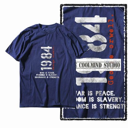 COOLMIND X0014 1984 Vintage Graphic Cotton Tee