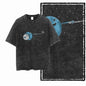 SA ASTRONAUT SPACE THEMES Printed Cotton Acid Washed Graphic Unisex T Shirt Cool Streetwear Men Tshirts Big Size Tee for men