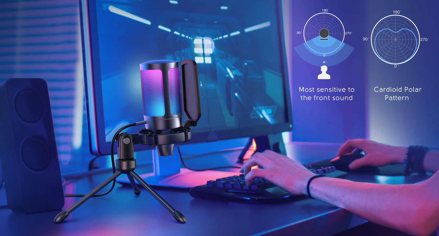 FIFINE USB Microphone for Gaming: Elevate Your Streaming Experience