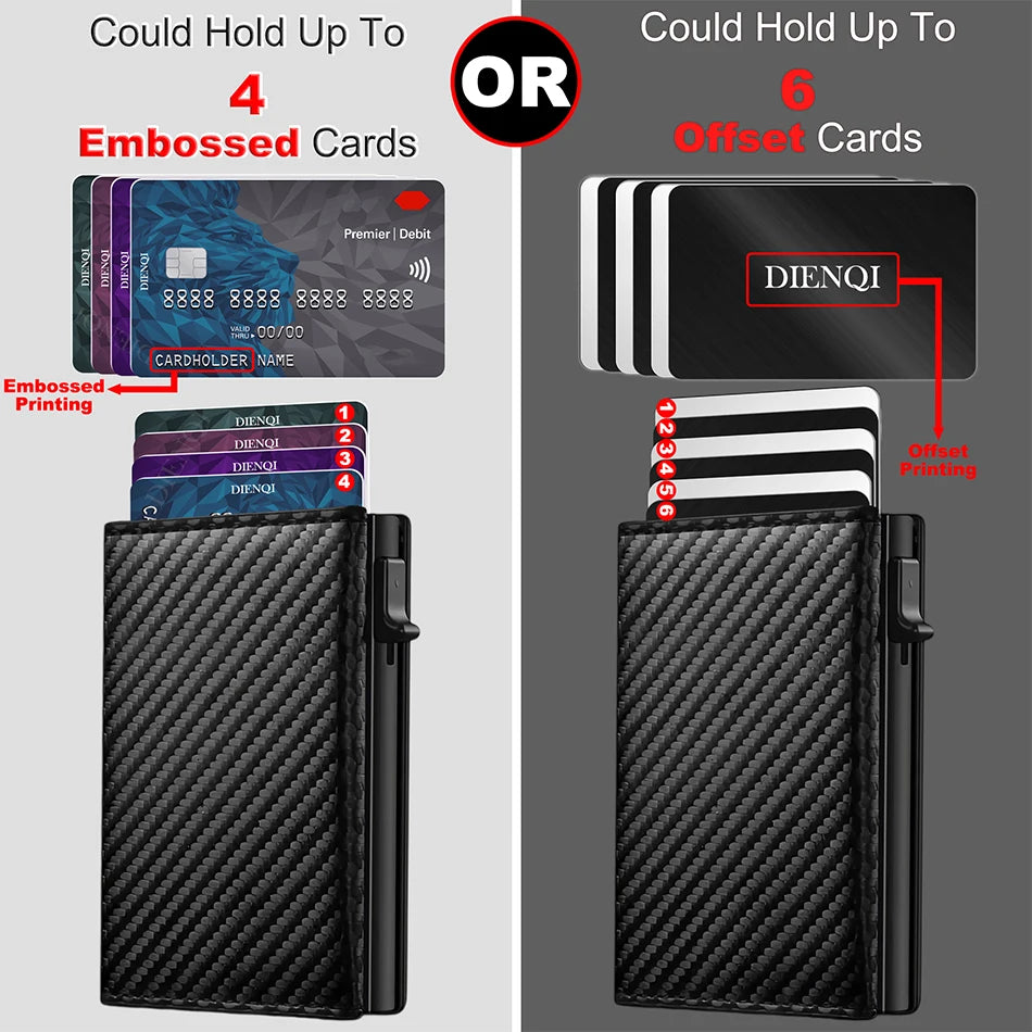 DIENQI Luxury RFID Credit Card Holders