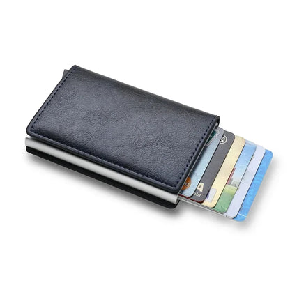 DIENQI RFID Carbon Fiber Card Holder Wallet