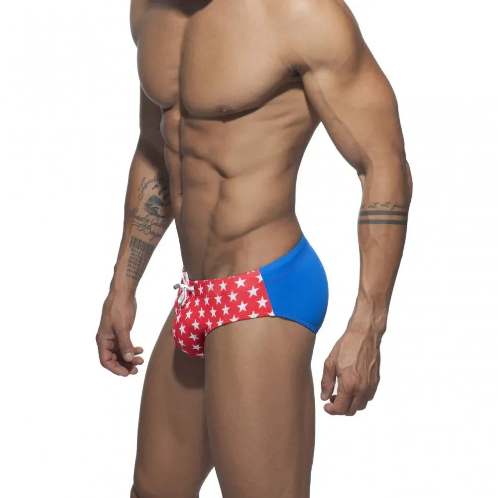 UXH Sexy Men's Low Waist Swim Briefs - ShopHub