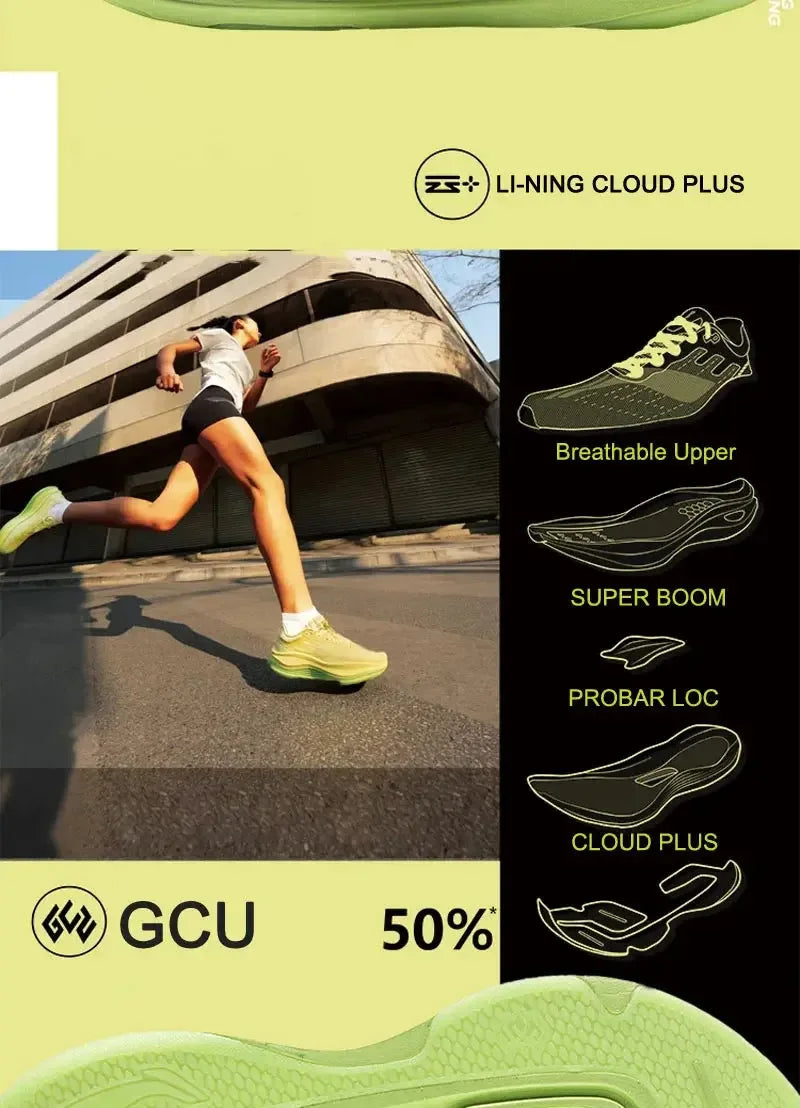 Li-Ning Women's YUEYING 5 PRO SUPER BOOM Running Shoes - ShopHub
