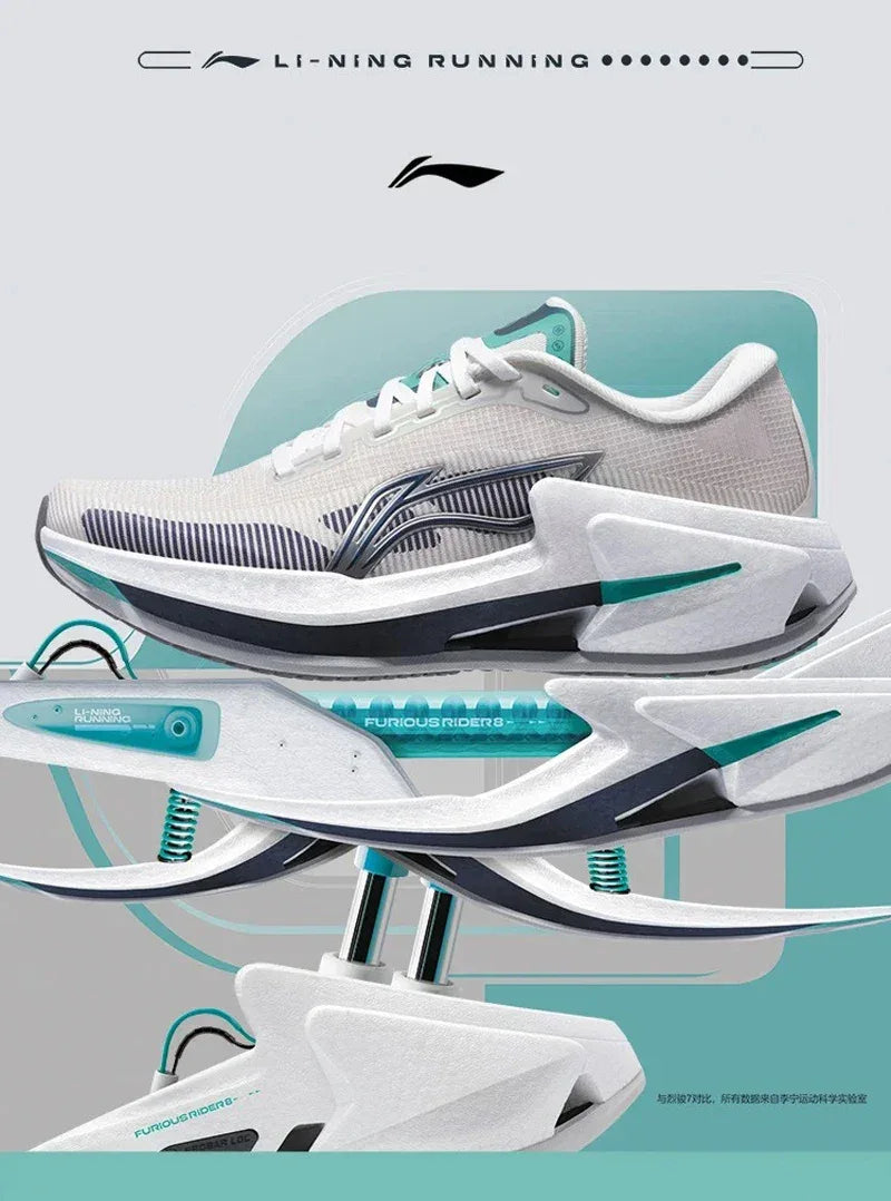 Li-Ning Men's FURIOUS RIDER 8 Stability Running Shoes - ShopHub