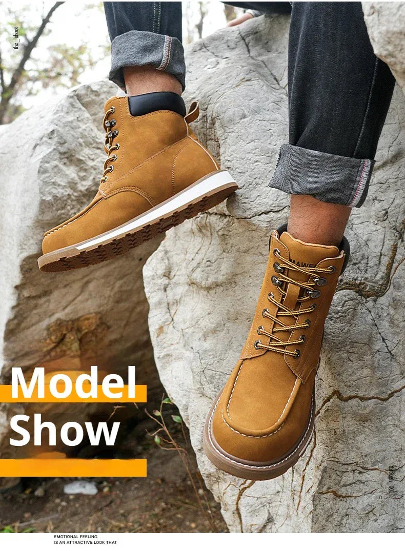 Men's High Top Safety Work Boots - ShopHub