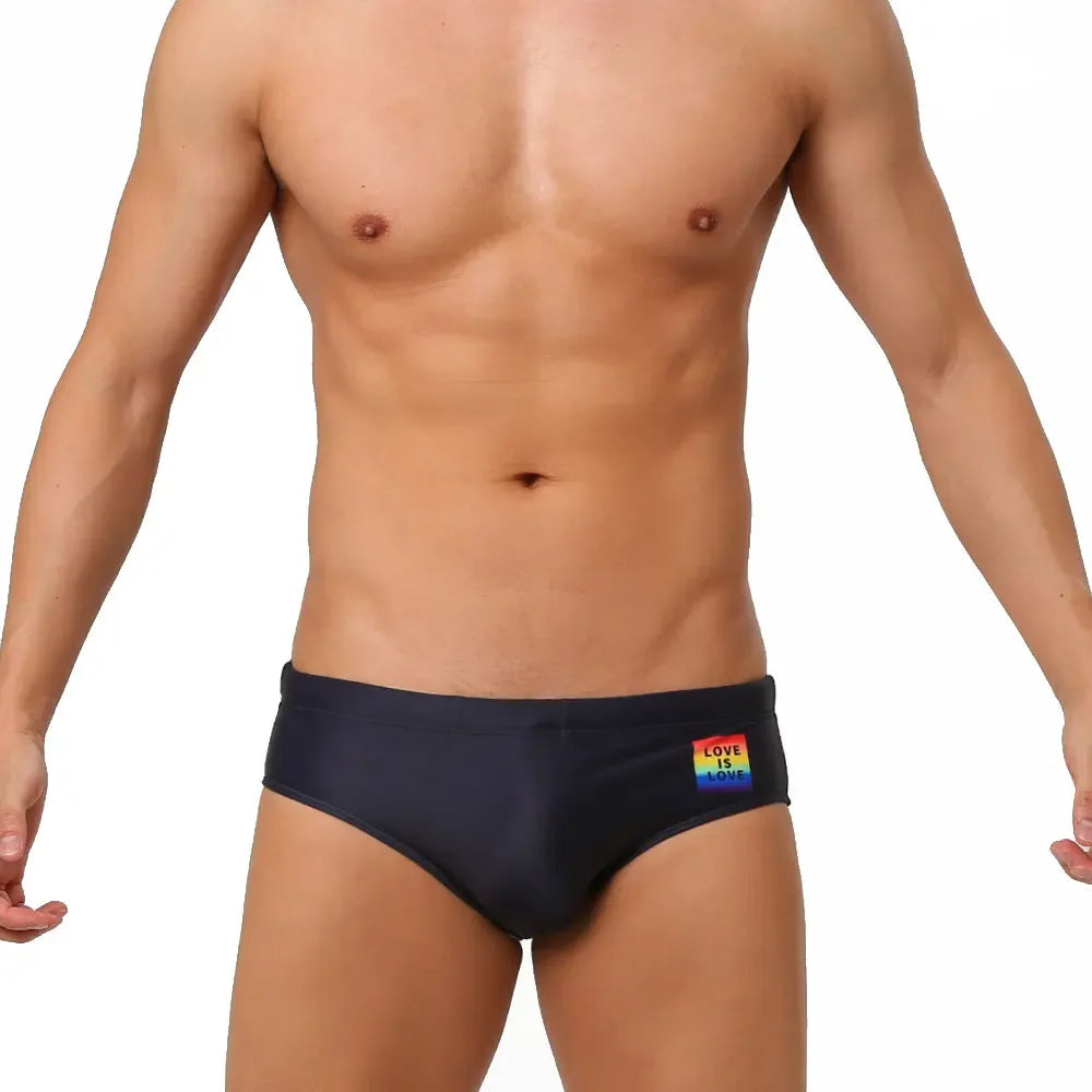 UXH LGBT Men's Swim Briefs - ShopHub