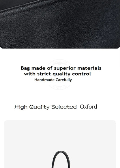 New Oxford &Leather Female Aesthetic Backpack School Bags Luxury Designer for Girls Women Backpacks Travel Light Weight - SC1708
