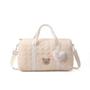 Large Capacity Mommy Bag Travel Tote Bag for Women Baby Diaper Bag Floral Print Multifunctional Crossbody Bag