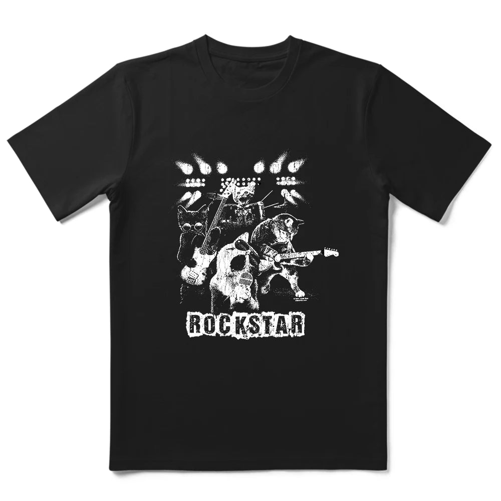 COOLMIND 100% Cotton Cool Mens Tee Shirt Casual Cool Cat Print Men Tshirt Loose Summer Short Sleeve Men T Shirt o-neck t-shirt