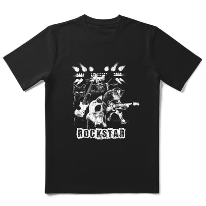 COOLMIND 100% Cotton Cool Mens Tee Shirt Casual Cool Cat Print Men Tshirt Loose Summer Short Sleeve Men T Shirt o-neck t-shirt